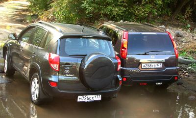 Nissan X-Trail и Toyota RAV4 – остаться должен один Nissan X-Trail и Toyota RAV4 – остаться должен один